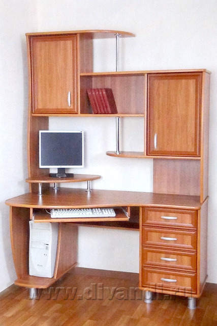 Компьютерный стол Авангард - фото, размеры и подробное описание