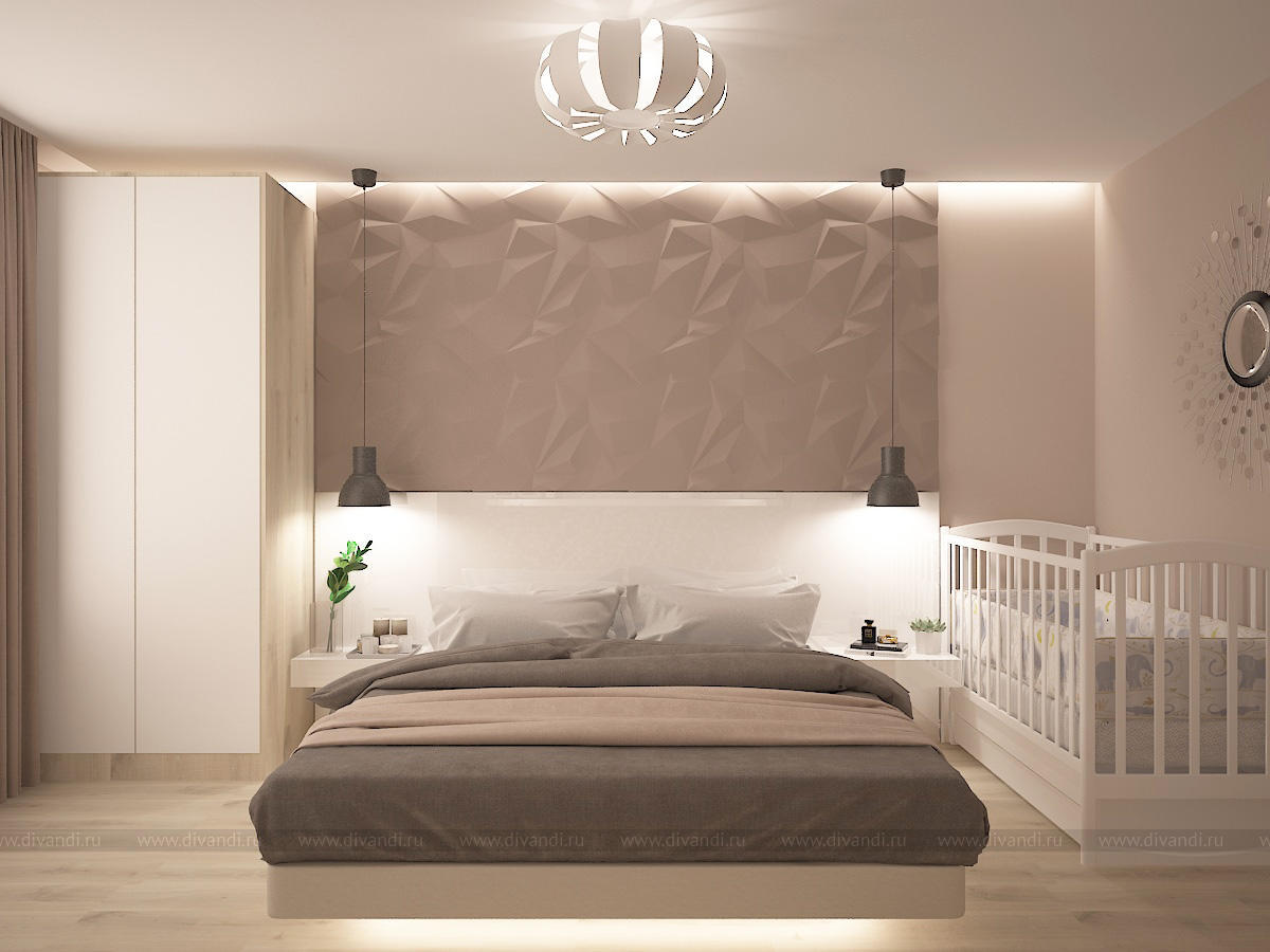 Дизайн спальни молодой семьи